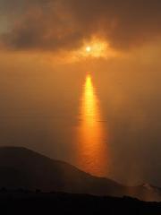 Sonnenuntergang auf See